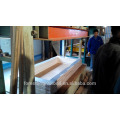 Projeto de painel único de portas de balanço interior de madeira de nogueira com acabamento em fábrica